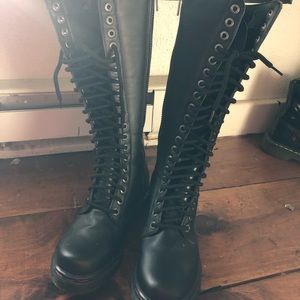 Demonia Lace Up Boots